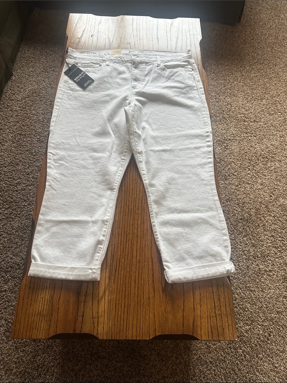 DKNY White High-Rise Women’s Jeans